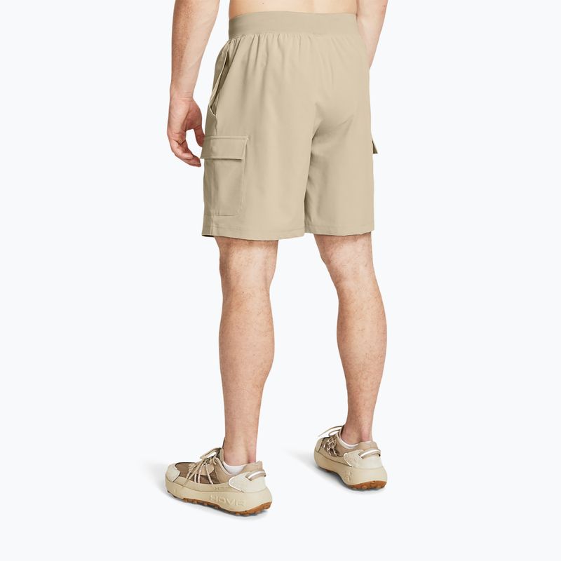 Pánské sportovní kraťasy  Under Armour Stretch Woven Cargo khaki base/black 3