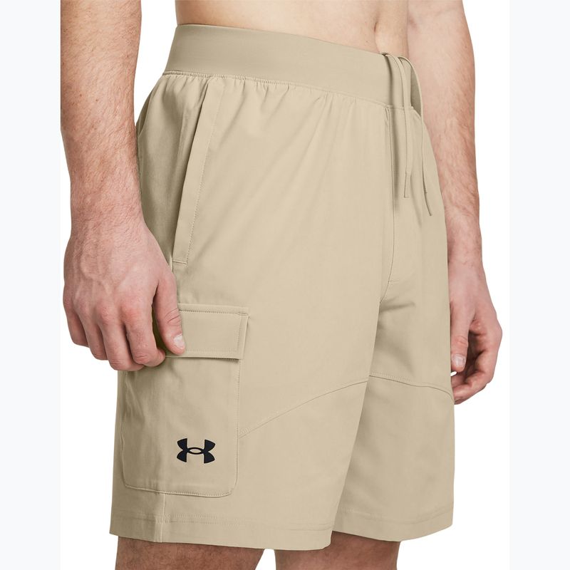 Pánské sportovní kraťasy  Under Armour Stretch Woven Cargo khaki base/black 4