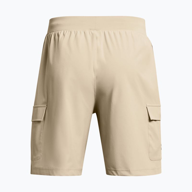 Pánské sportovní kraťasy  Under Armour Stretch Woven Cargo khaki base/black 6