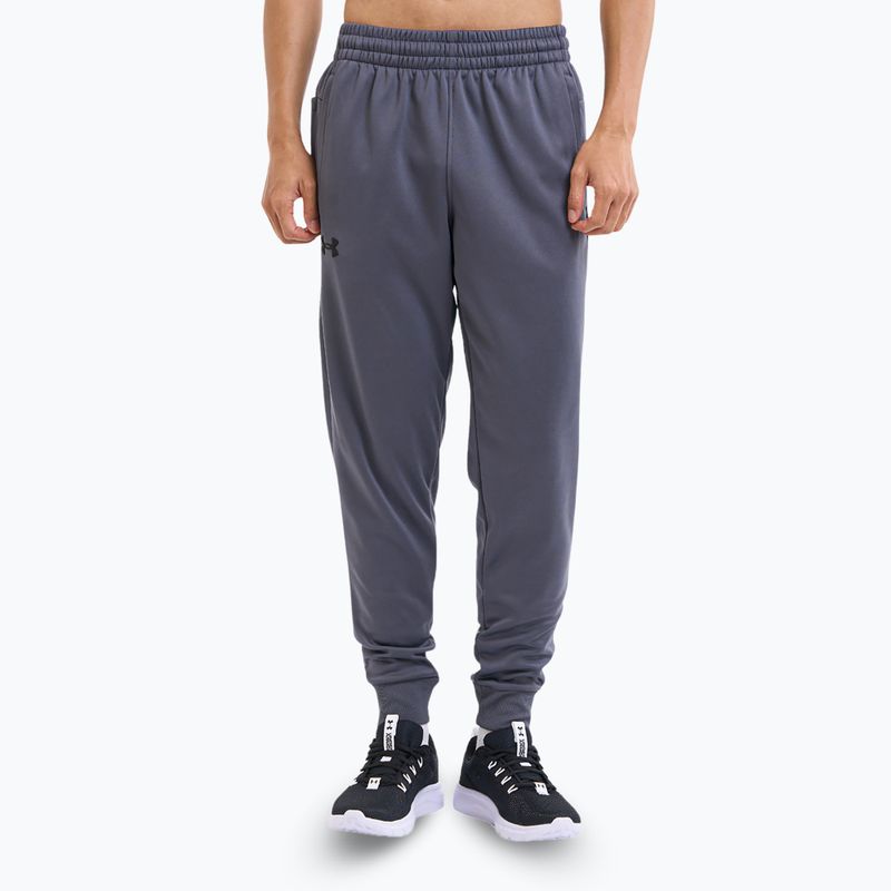 Pánské kalhoty Under Armour Armour Fleece Joggers castlerock/black