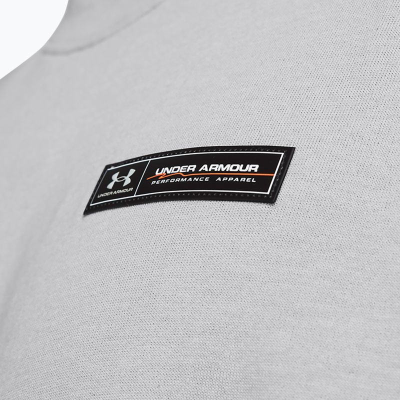 Pánské tričko Under Armour HW Armour Label mod gray medium heather/black 3