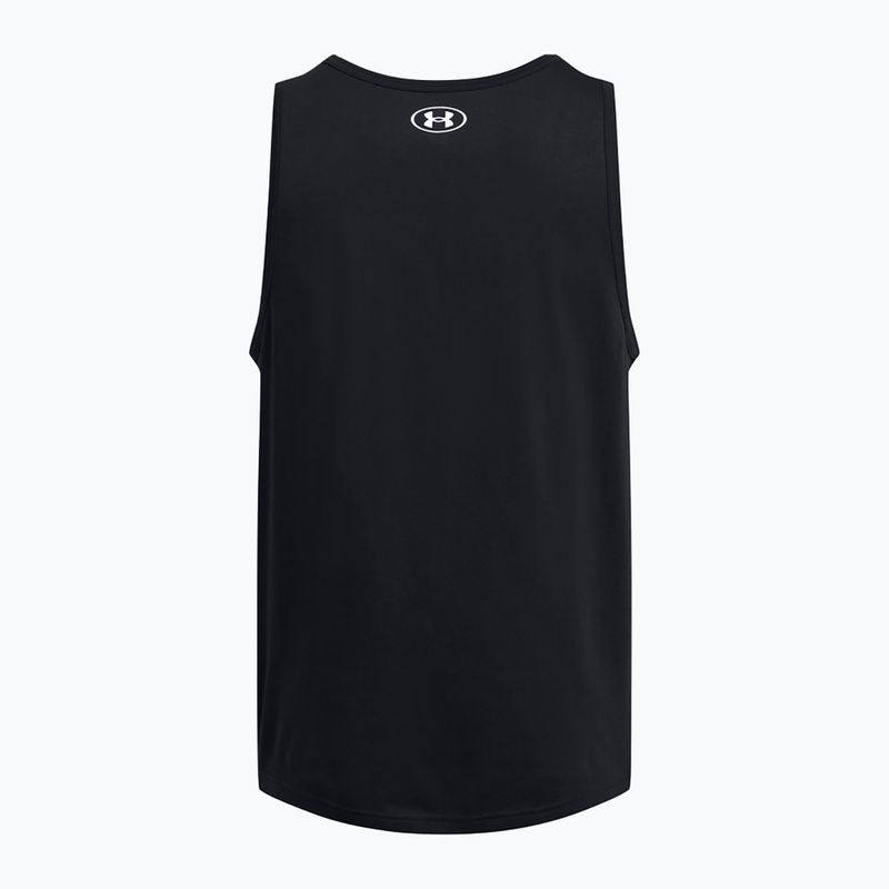 Pánské tílko Under Armour Sportstyle Logo black/white 4