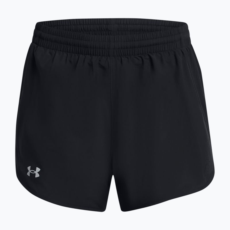 Dámské běžecké šortky Under Armour Fly By 2v1 black/black/reflective 5