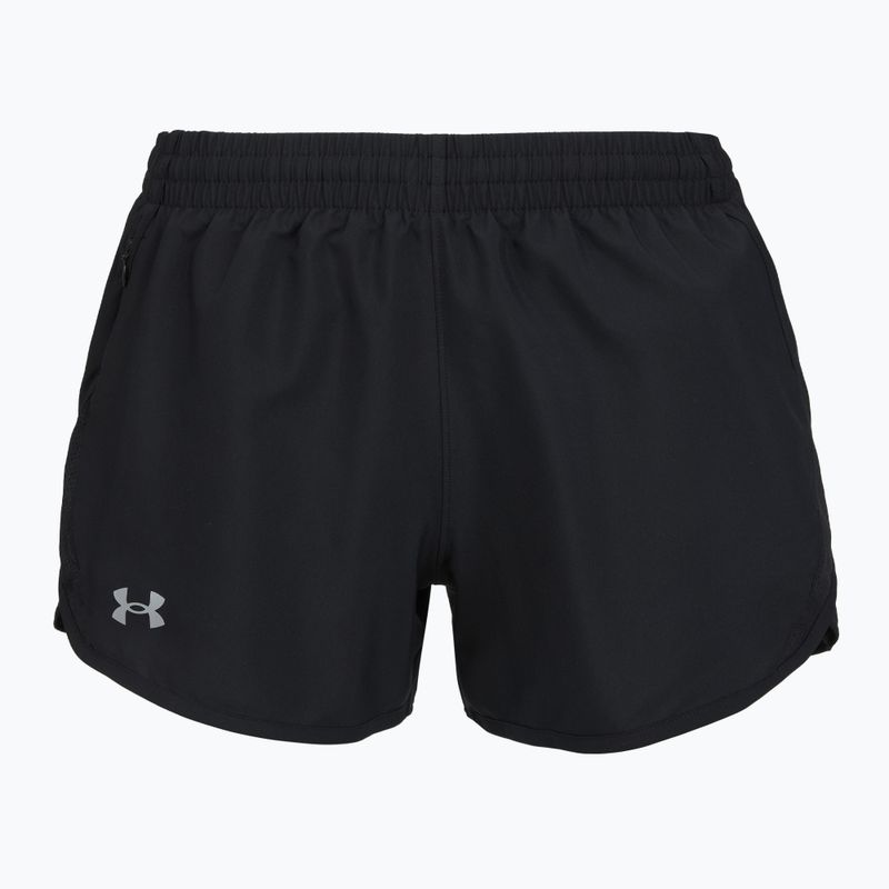 Dámské běžecké šortky Under Armour Fly By 3" black/black/reflective