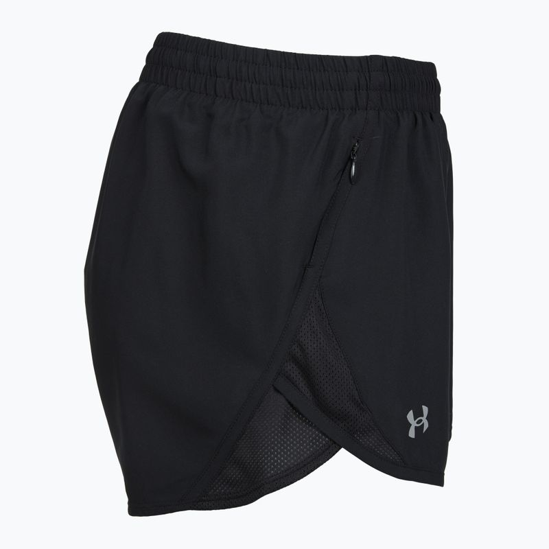 Dámské běžecké šortky Under Armour Fly By 3" black/black/reflective 3