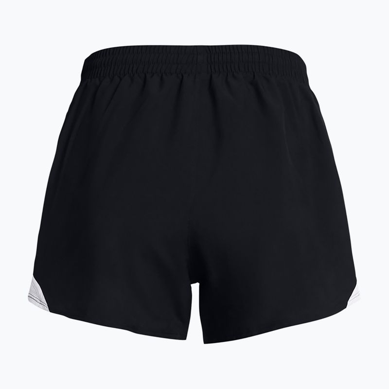 Dámské běžecké šortky Under Armour Fly By 3" black / white / reflective 6