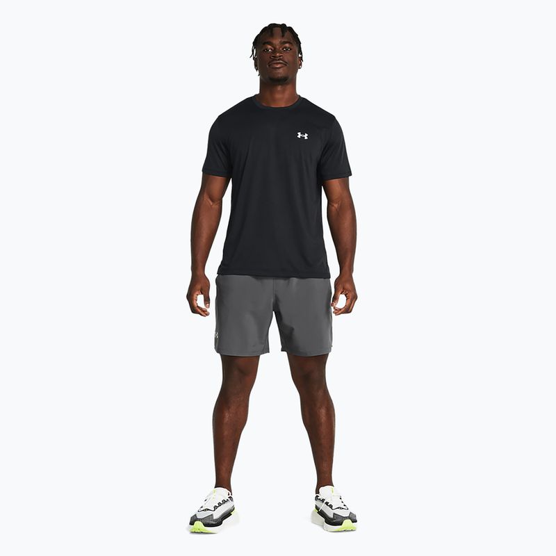 Pánské běžecké šortky Under Armour Launch 7" castlerock/castlerock/reflective 2
