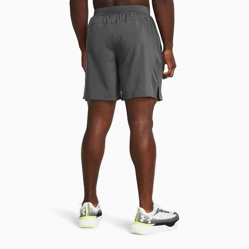 Pánské běžecké šortky Under Armour Launch 7" castlerock/castlerock/reflective 3
