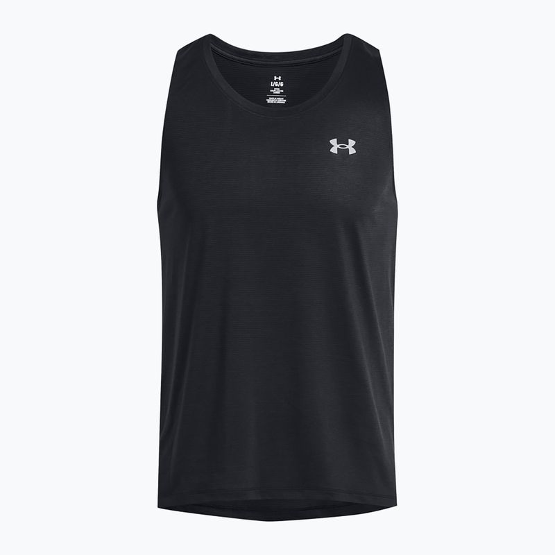 Pánské běžecké tílko Under Armour Launch Singlet black/reflective