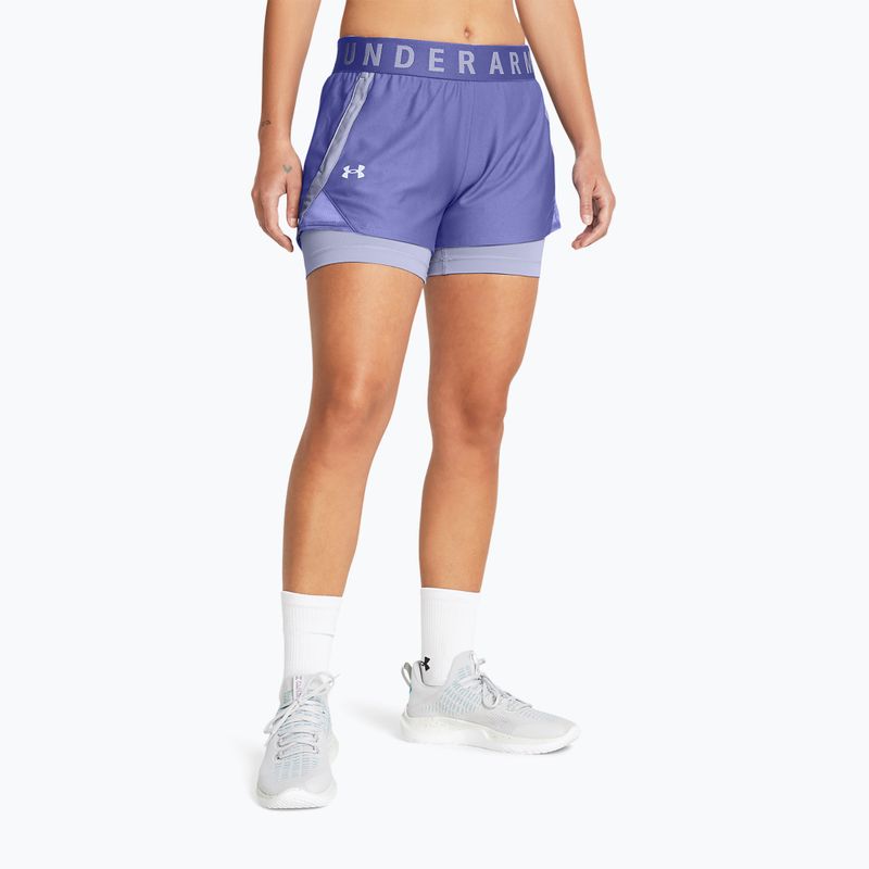 Dámské sportovní kraťasy  Under Armour Play Up 2-In-1 starlight/celeste/celeste