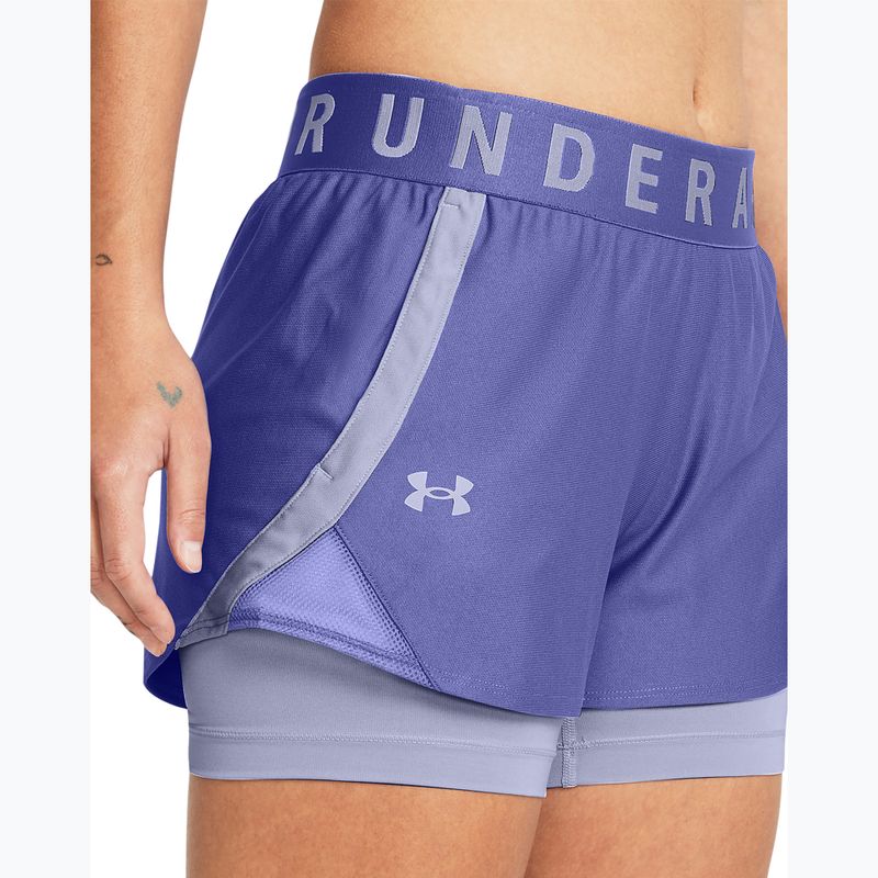 Dámské sportovní kraťasy  Under Armour Play Up 2-In-1 starlight/celeste/celeste 4