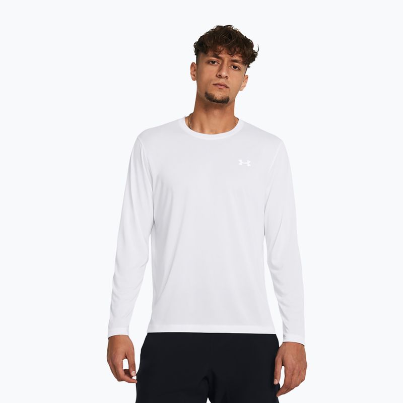 Pánské běžecké tričko longsleeve Under Armour Launch whte/reflective