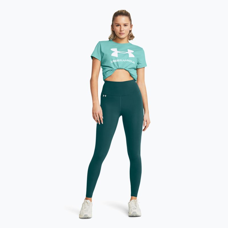 Dámské legíny Under Armour Motion hydro teal/white 2