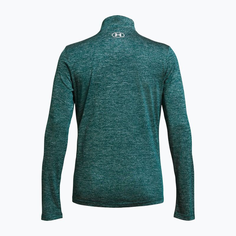 Dámská mikina Under Armour Tech 1/2 Zip-Twist hydro teal/white 7