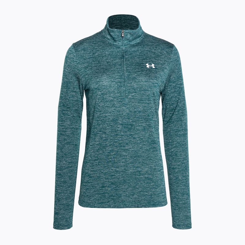 Dámská mikina Under Armour Tech 1/2 Zip-Twist hydro teal/white 3