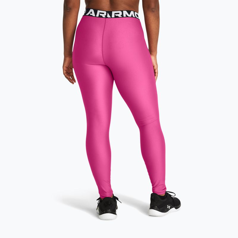 Dámské legíny Under Armour HG Authentics astro pink/black 3