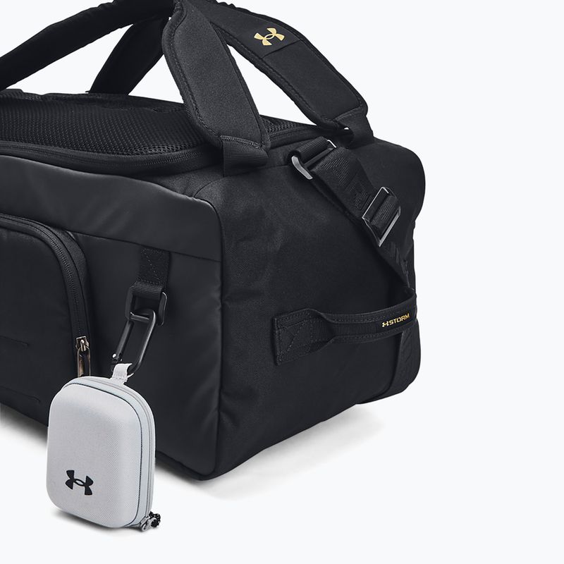 Sportovní taška Under Armour Contain Duo 40 l black/metallic gold 4