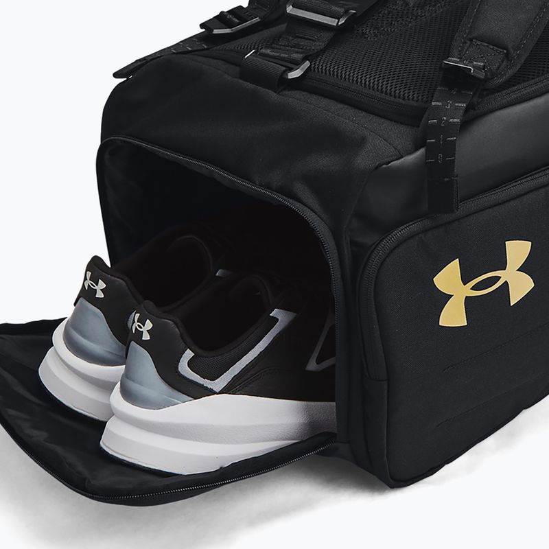 Tréninková taška Under Armour Contain Duo 50 l čblack/metallic gold 5