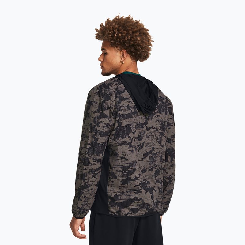 Pánská bunda Under Armour Project Rock Iso Tide Hybrid brown 2