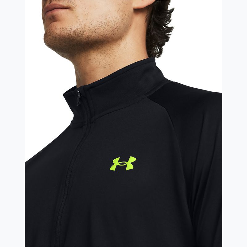 Pánská mikina Under Armour Tech 2.0 1/2 Zip black/high vis yellow 3