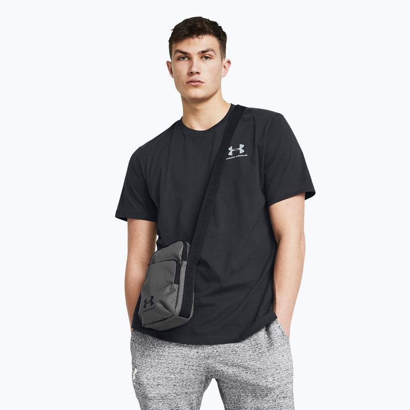 Taška Under Armour Loudon Lite 4 l castlerock/black/black 6