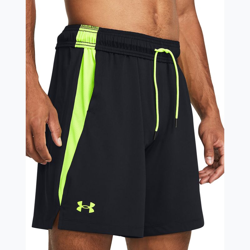 Pánské sportovní kraťasy  Under Armour Tech Vent black/high-vis yellow/high-vis yellow 4