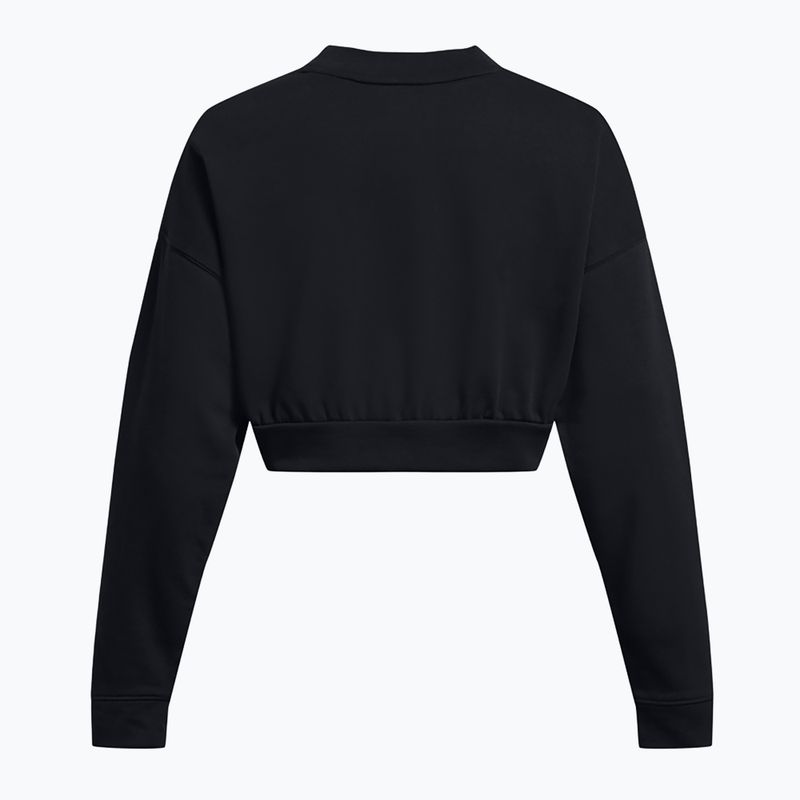 Dámská sportovní mikina Under Armour Rival Terry Os Crop Crew black/white 4