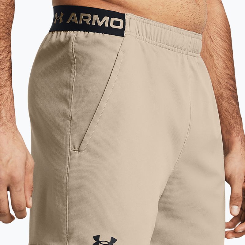 Pánské tréninkové šortky Under Armour UA Vanish Woven 6in timberwolf taupe/black 4