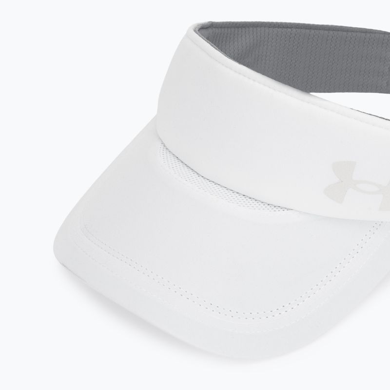Dámský běžecký kšilt Under Armour Launch white/black/distant gray 3