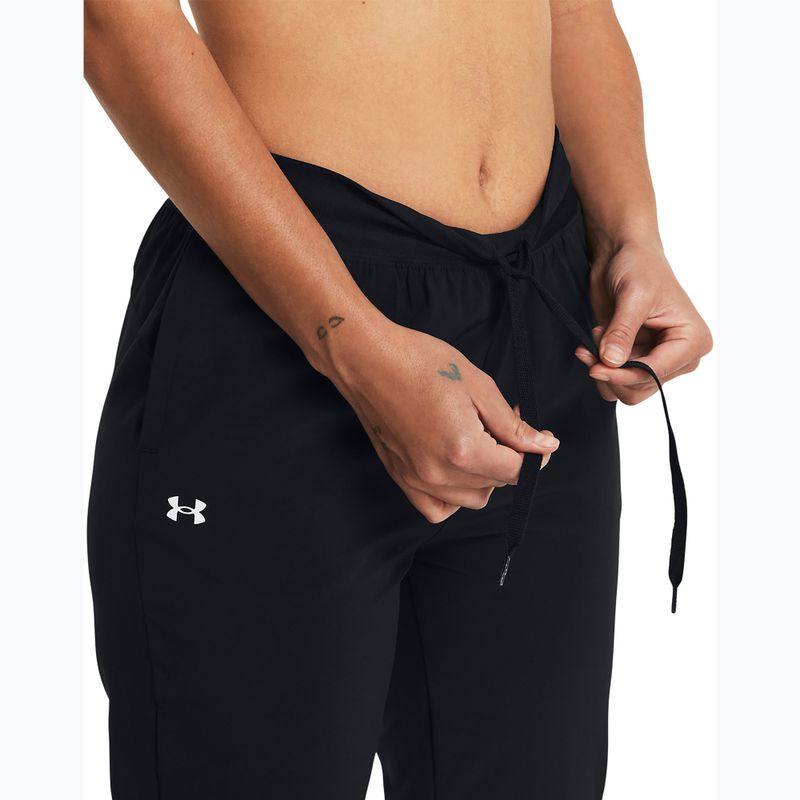 Dámské sportovní kalhoty  Under Armour Sport High Rise Woven black/white 4