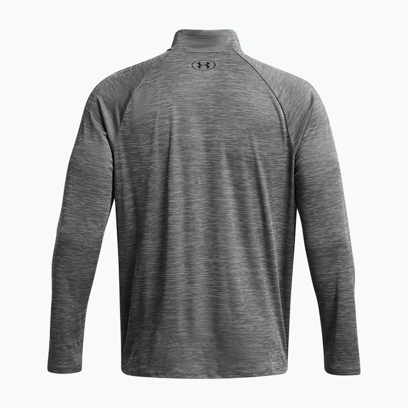 Pánská mikina Under Armour Tech Textured 1/2 Zip LS castlerock/black 2