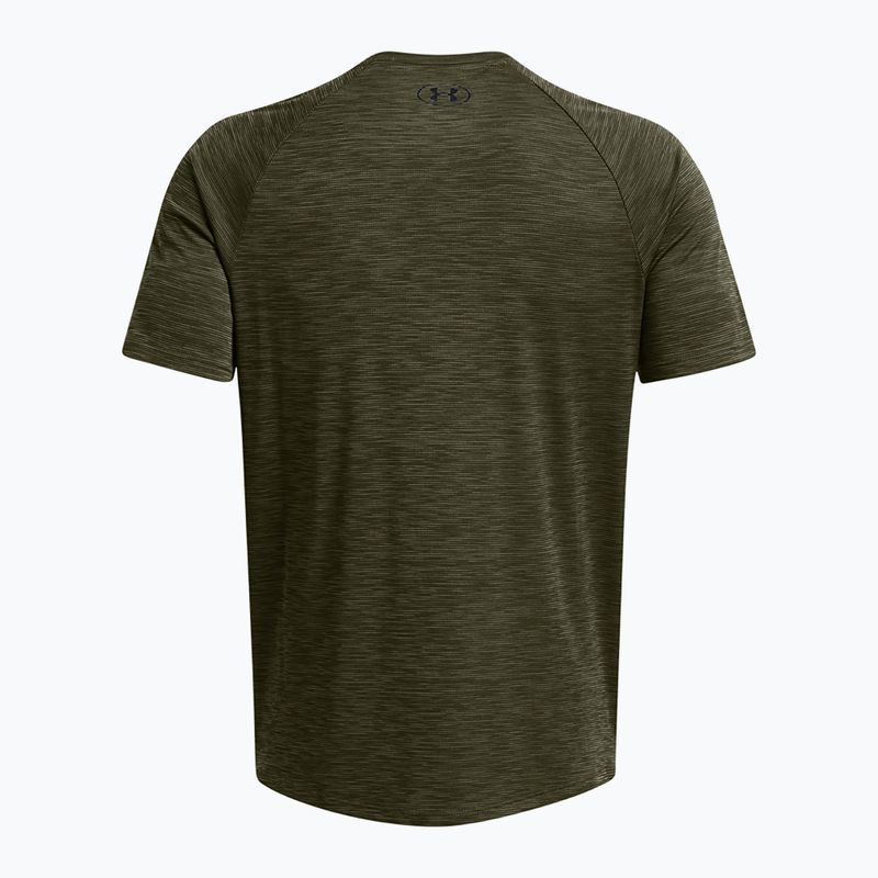 Pánské tréninkové tričko Under Armour Tech Textured marine od green/black 2