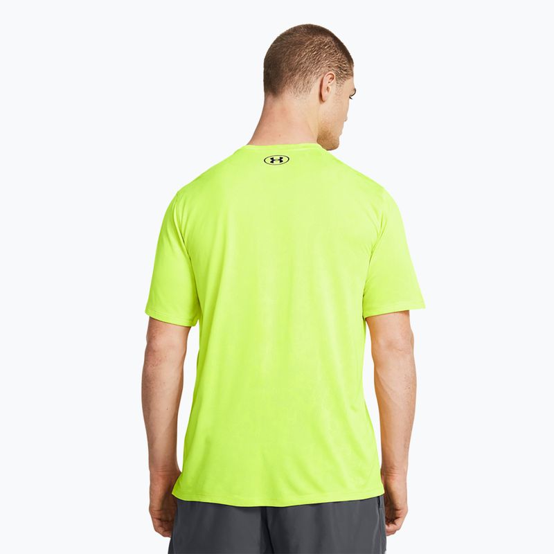 Pánské sportovní tričko  Under Armour Tech Vent Geode high vis yellow/black 2