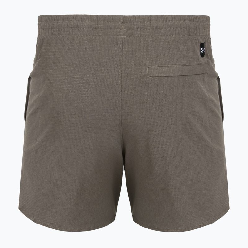Pánské tréninkové šortky Under Armour Project Rock Camp brown 2