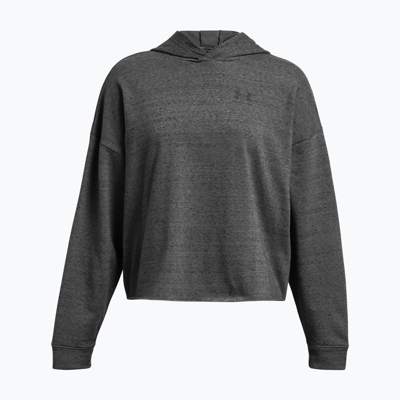 Dámská sportovní mikina Under Armour Rival Terry OS Hoodie castlerock full heather/black 4