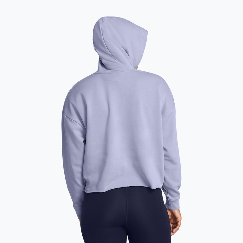 Dámská sportovní mikina Under Armour Rival Terry OS Hoodie celeste/white 2