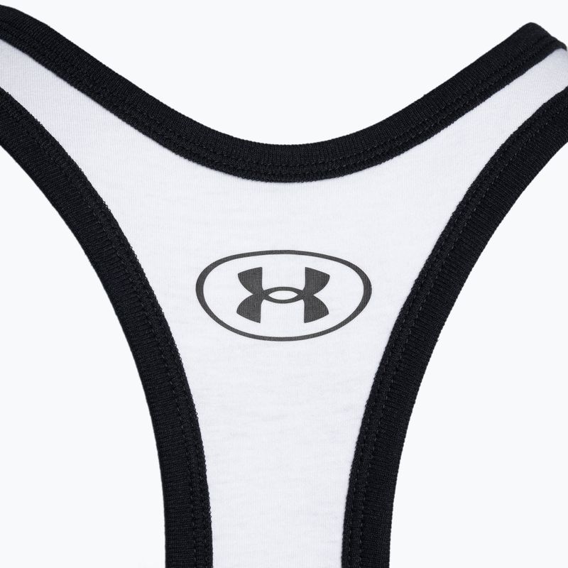 Pánské sportovní tílko tank top  Under Armour Project Rock Get To Work Tank white/black/phoenix fire 4