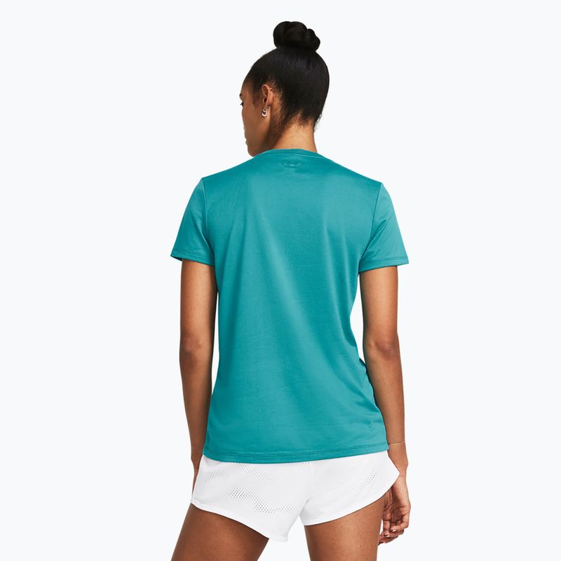 Dámské sportovní tričko  Under Armour Tech BL HD circuit teal/coastal teal 2