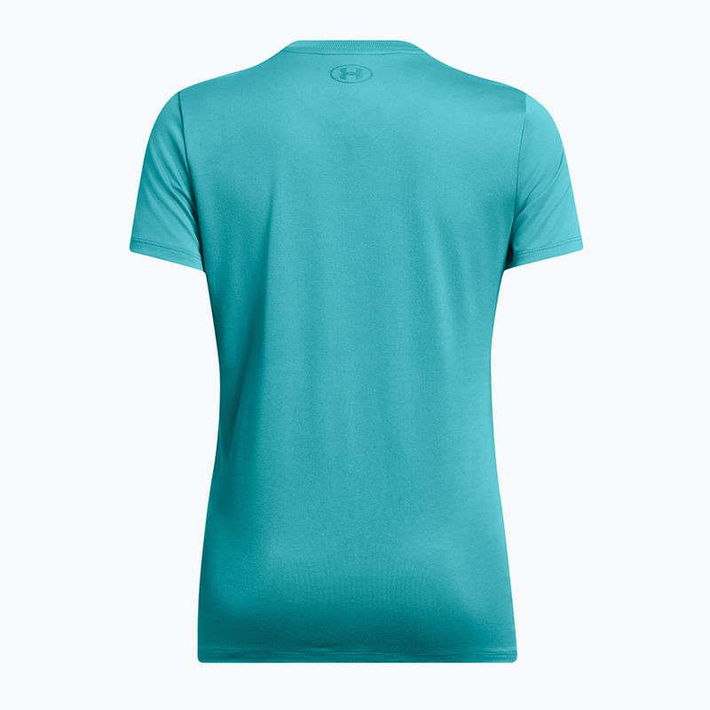 Dámské sportovní tričko  Under Armour Tech BL HD circuit teal/coastal teal 4