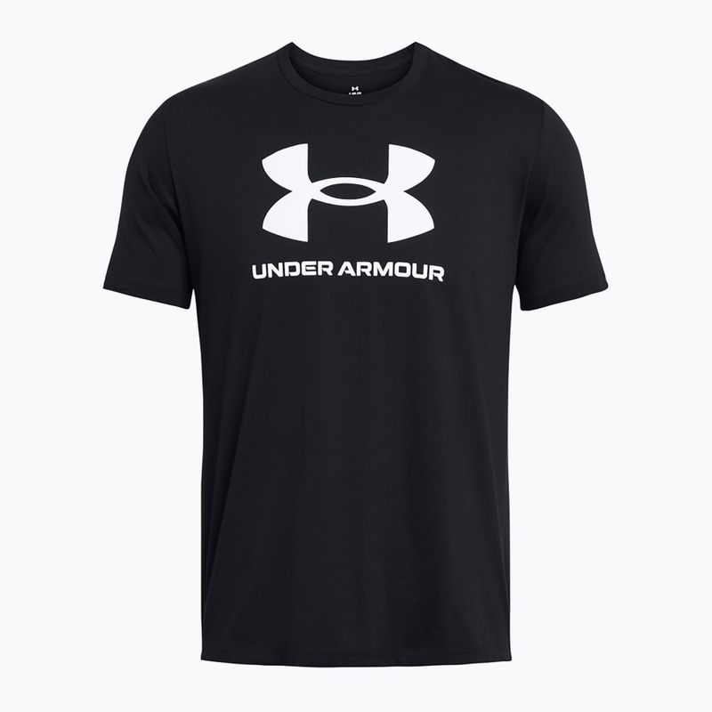 Pánské tričko Under Armour Sportstyle Logo Update black/white 3