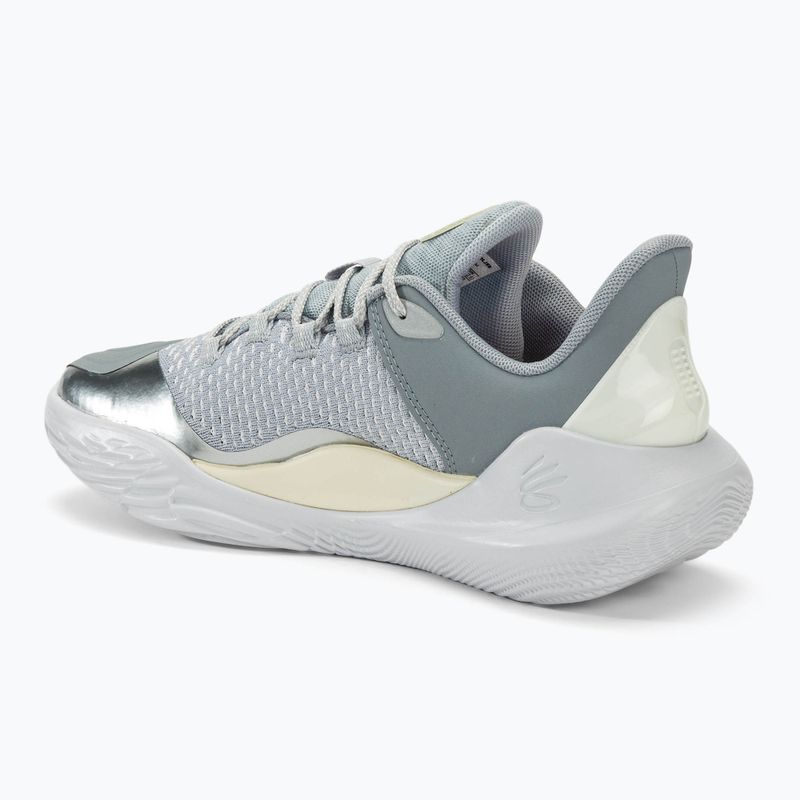 Basketbalové boty Under Armour Curry 11 YW halo gray/steel/white clay 3