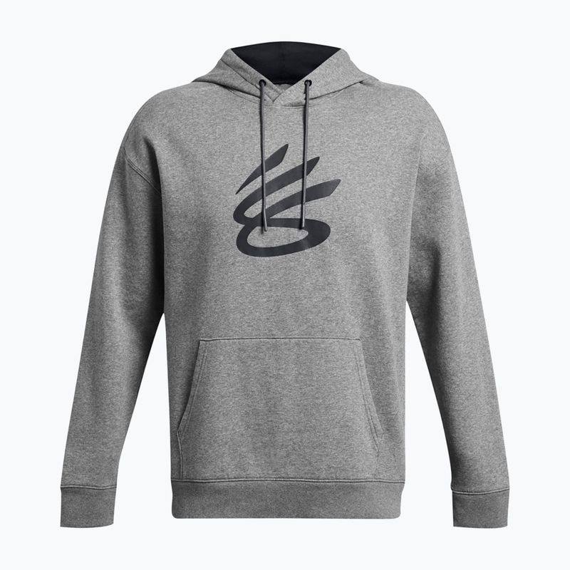 Pánská mikina Under Armour Curry Splash Hoodie castlerock/black 7