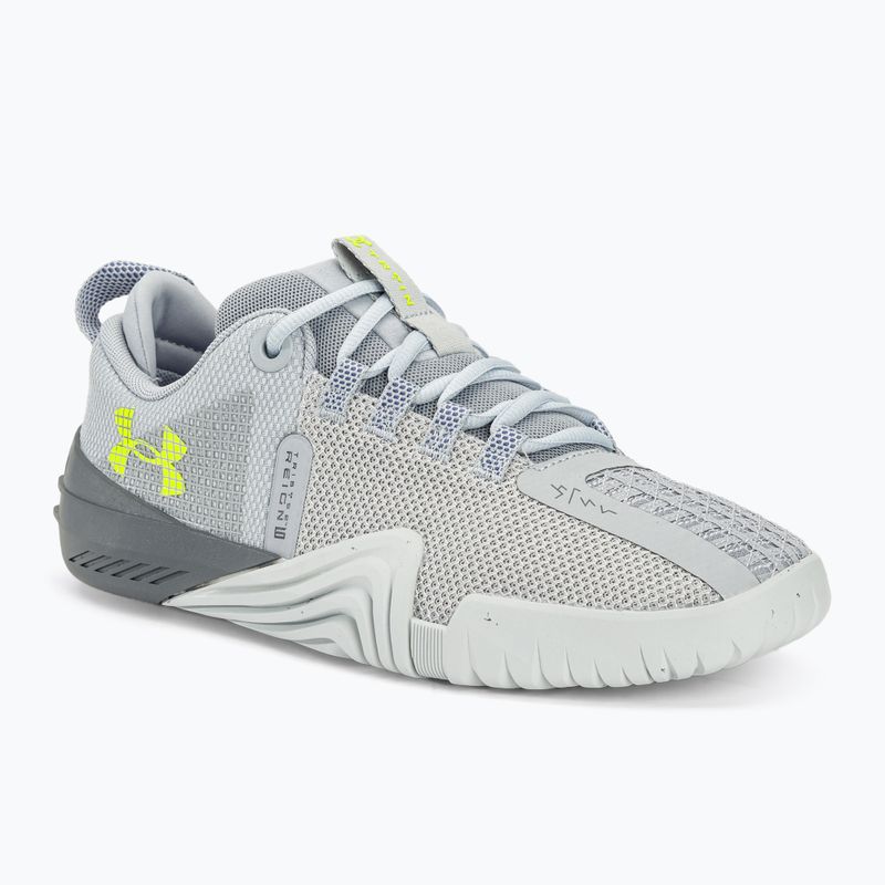 Pánské sportovní boty  Under Armour TriBase Reign 6 mod gray/starlight/high vis yellow