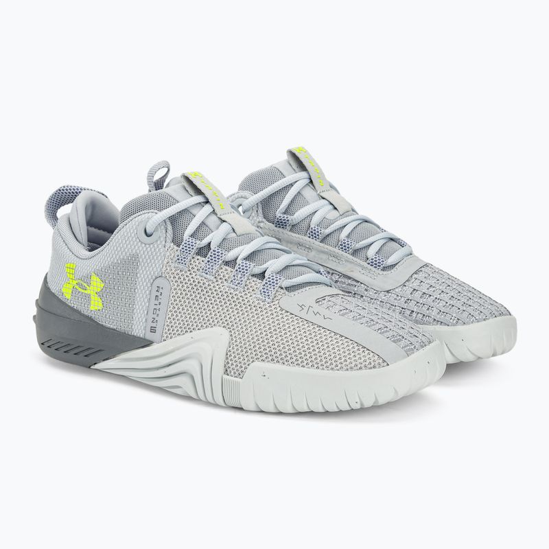 Pánské sportovní boty  Under Armour TriBase Reign 6 mod gray/starlight/high vis yellow 4