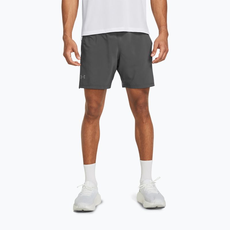 Pánské běžecké šortky Under Armour Launch Elite 2In1 7'' castelrock/castelrock/reflective