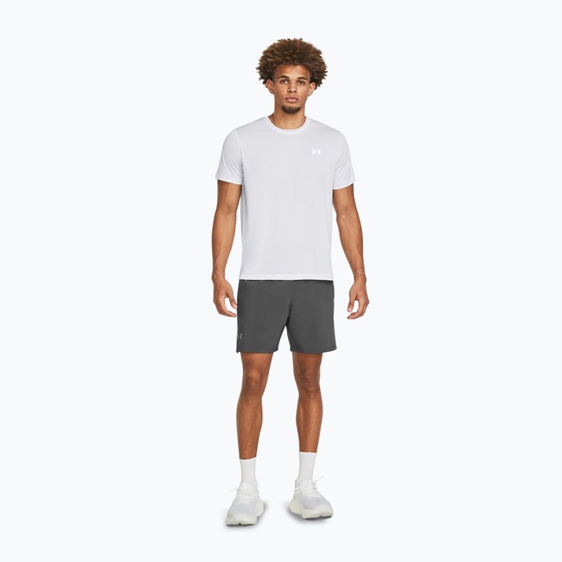 Pánské běžecké šortky Under Armour Launch Elite 2In1 7'' castelrock/castelrock/reflective 2