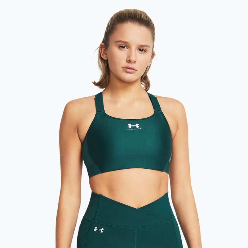 Fitness podprsenka Under Armour HG Armour High hydro teal/white