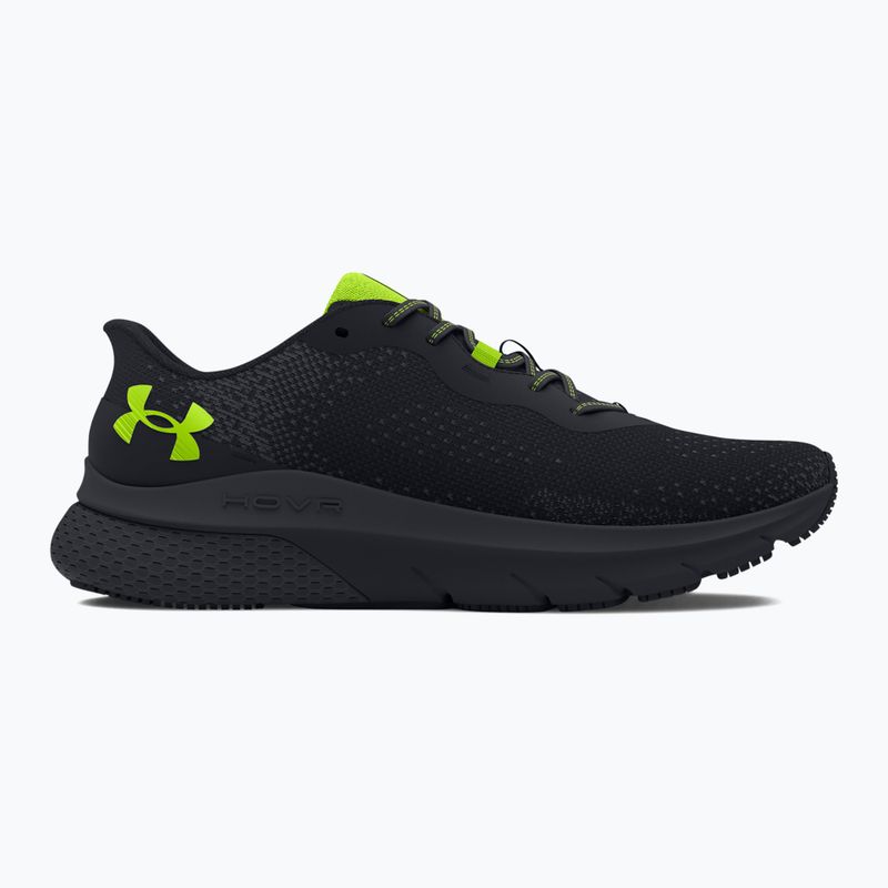 Pánské běžecké boty  Under Armour Hovr Turbulence 2 black/black/high vis yellow 8