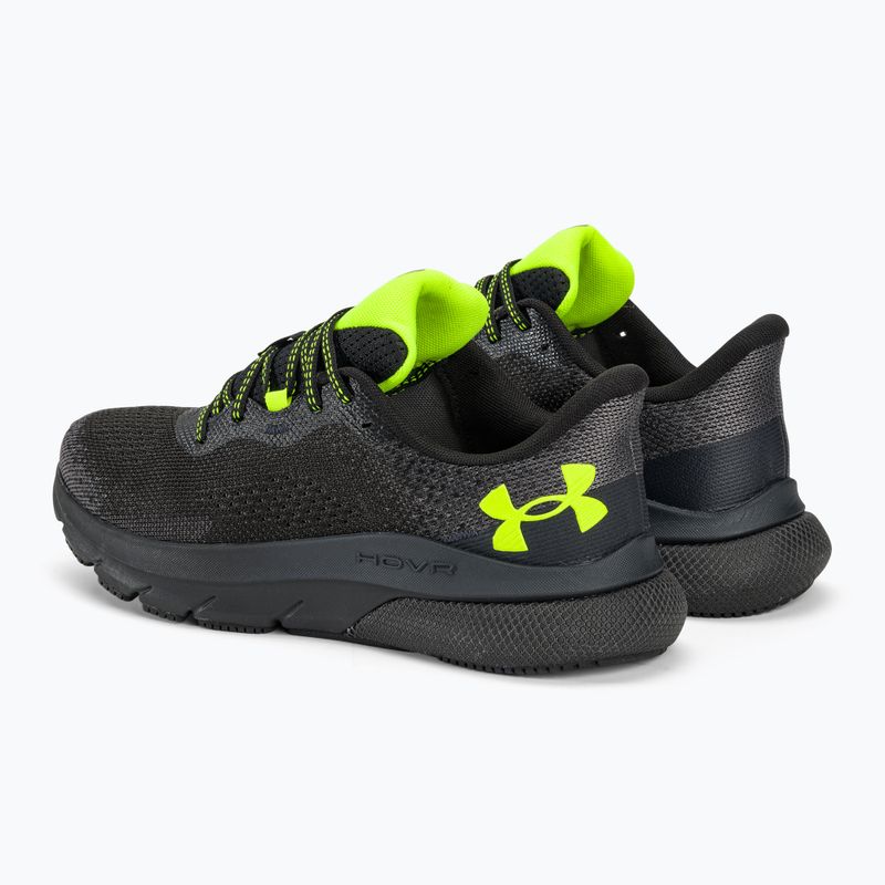 Pánské běžecké boty  Under Armour Hovr Turbulence 2 black/black/high vis yellow 3