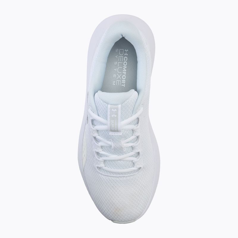Dámské běžecké boty  Under Armour Charged Surge 4 white/distant gray/metallic silver 5